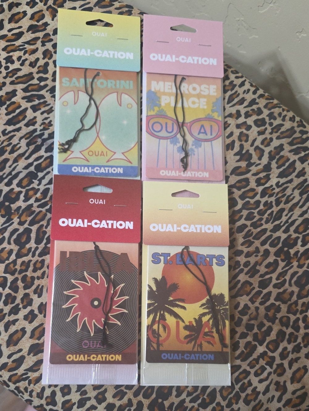OUAI Ouai-Cation Scented Car Air Freshener -4 Pack